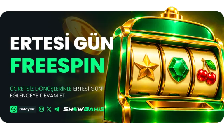 Ertesi gün freespin — ücretsiz dönüşlerinle ertesi gün eğlenceye devam et