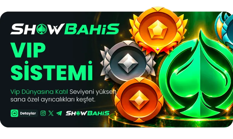Show VIP sistemi seviye rozetleri — VIP dünyasına katıl, seviyeni yükselt